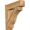 Ekena Millwork Balboa Rough Sawn Craftsman Outlooker, Western Red Cedar, 8"W x 28"D x 28"H OUT08X28X28BOA04RWR - alternate 1